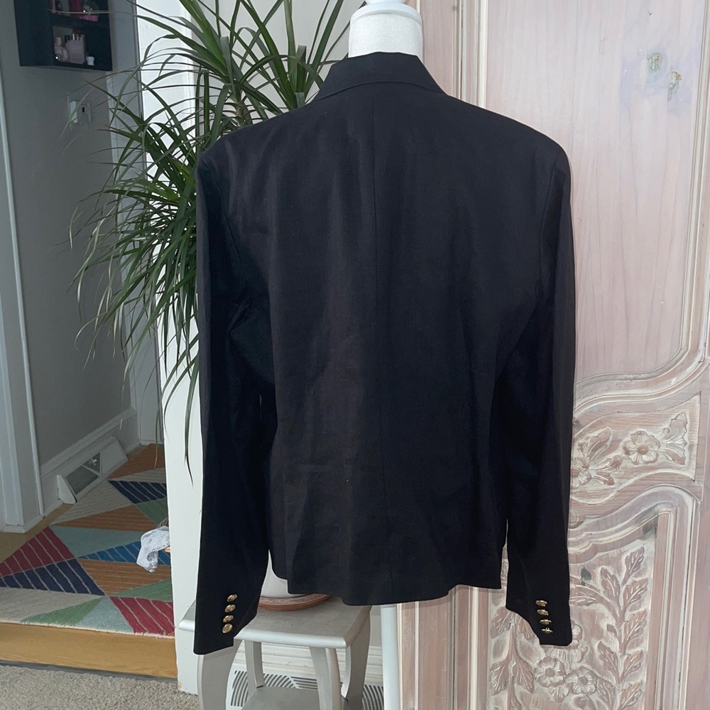 Lauren by Ralph Lauren Linen Blazer - Picture 6 of 10